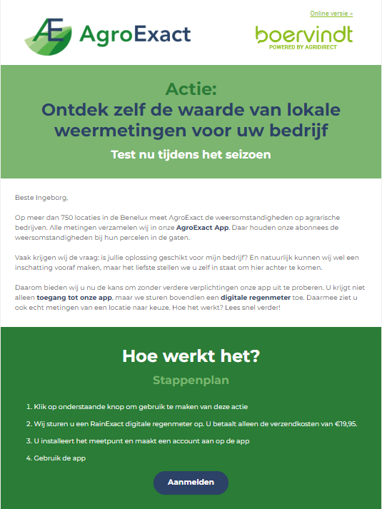 Boervindt mail AgroExact