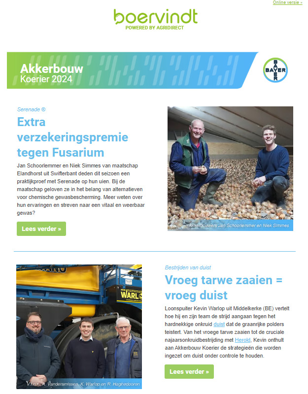 Bayer Akkerbouwkoerier
