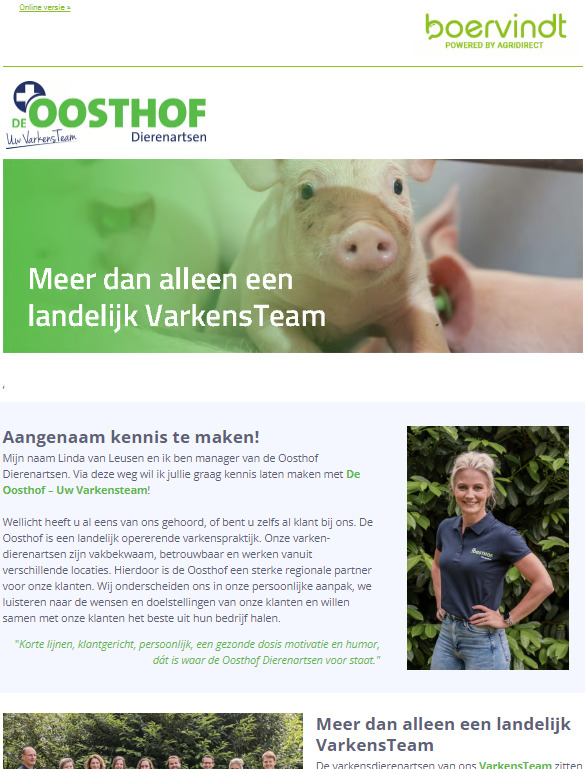 Boervindt e-mail Oosthof dierenartsen
